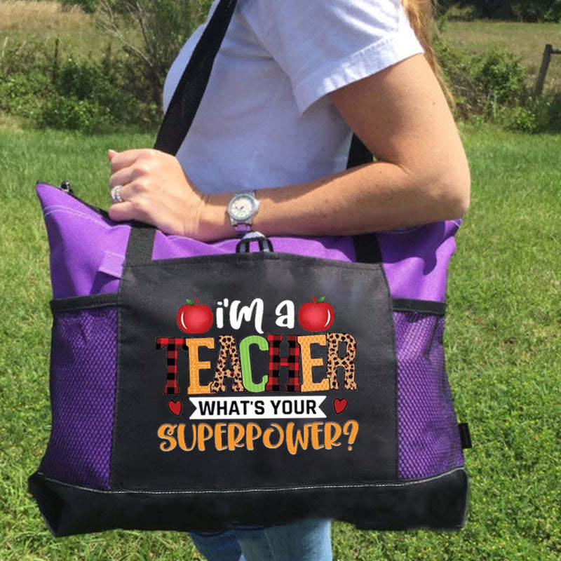 I'm a Teacher What's Your Superpower Tote Bag