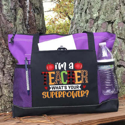 I'm a Teacher What's Your Superpower Tote Bag