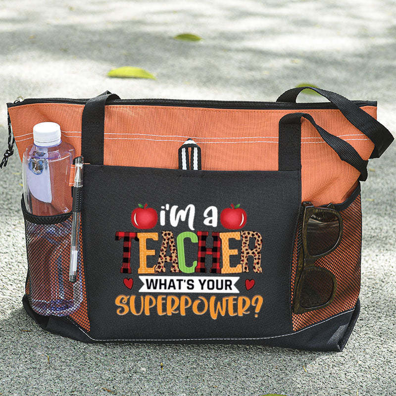 I'm a Teacher What's Your Superpower Tote Bag