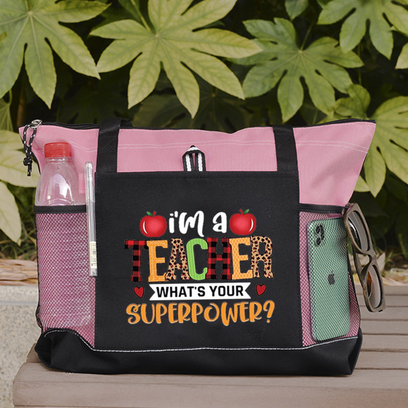 I'm a Teacher What's Your Superpower Tote Bag