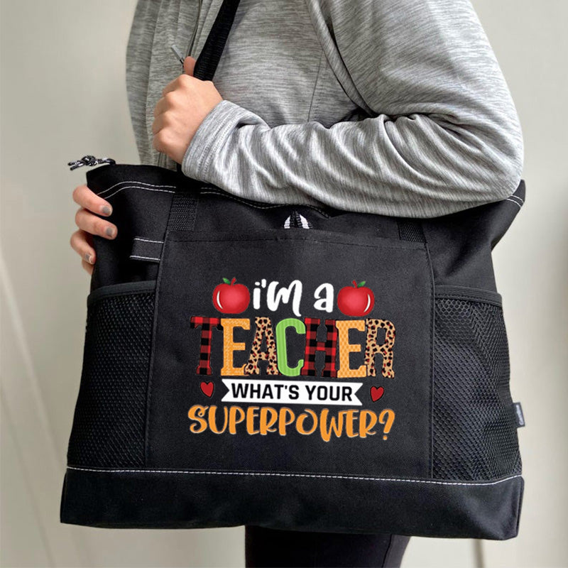 I'm a Teacher What's Your Superpower Tote Bag