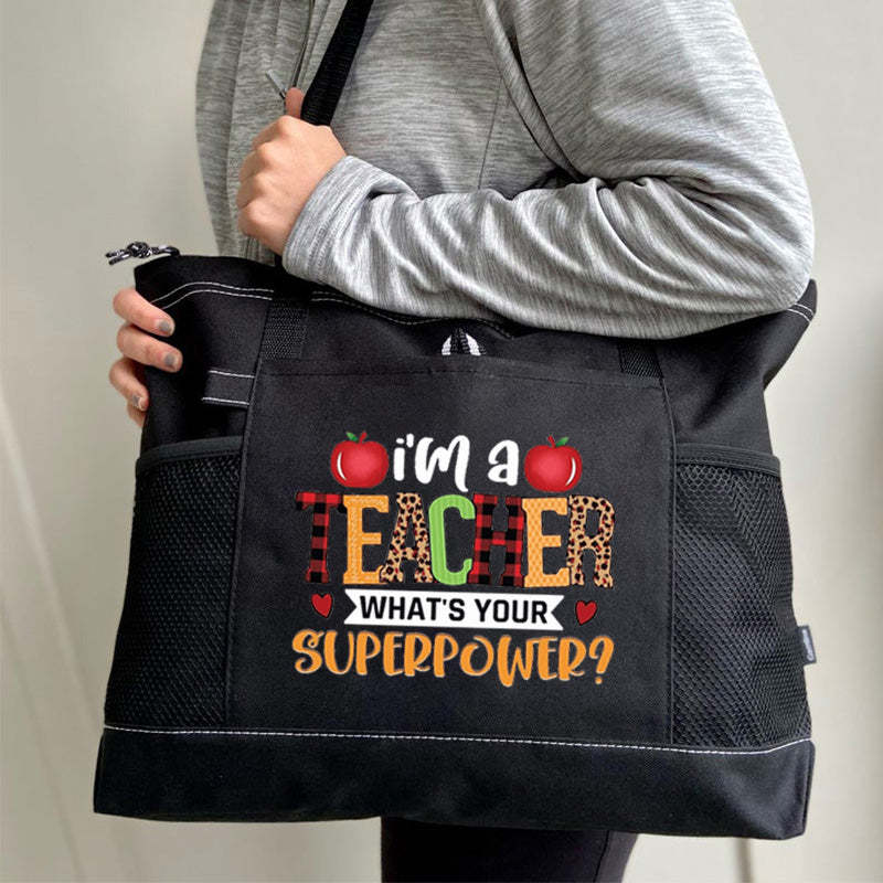 I'm a Teacher What's Your Superpower Tote Bag