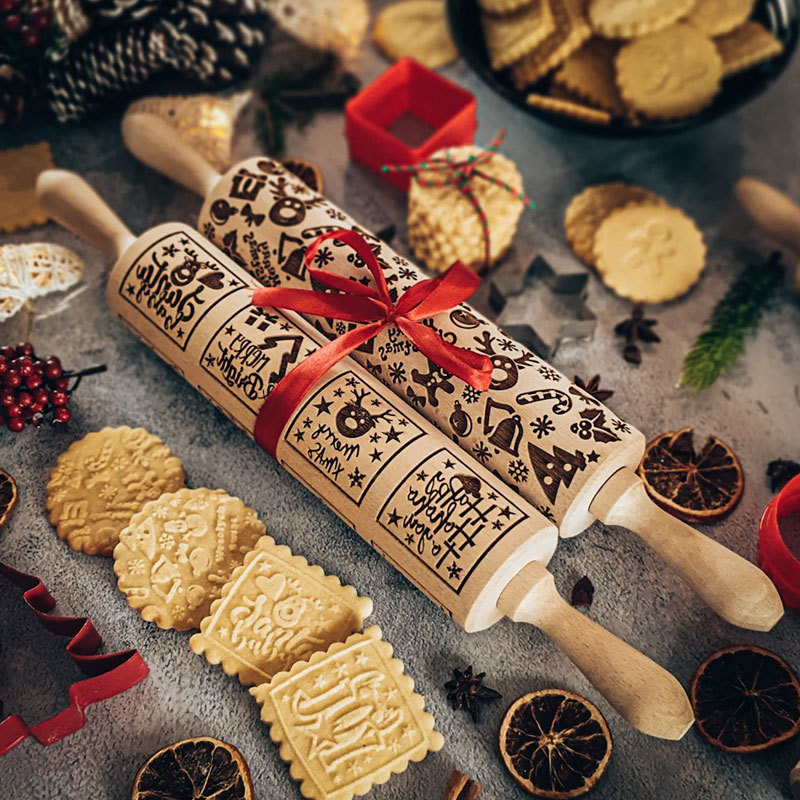 Engraved NATIVITY CHRISTMAS, Xmas Cookie Stamp, Christian Xmas Gift