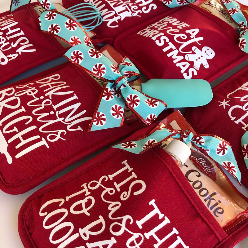 Potholder Neighbor Coworker Family Christmas Gift Easy Holiday Gift