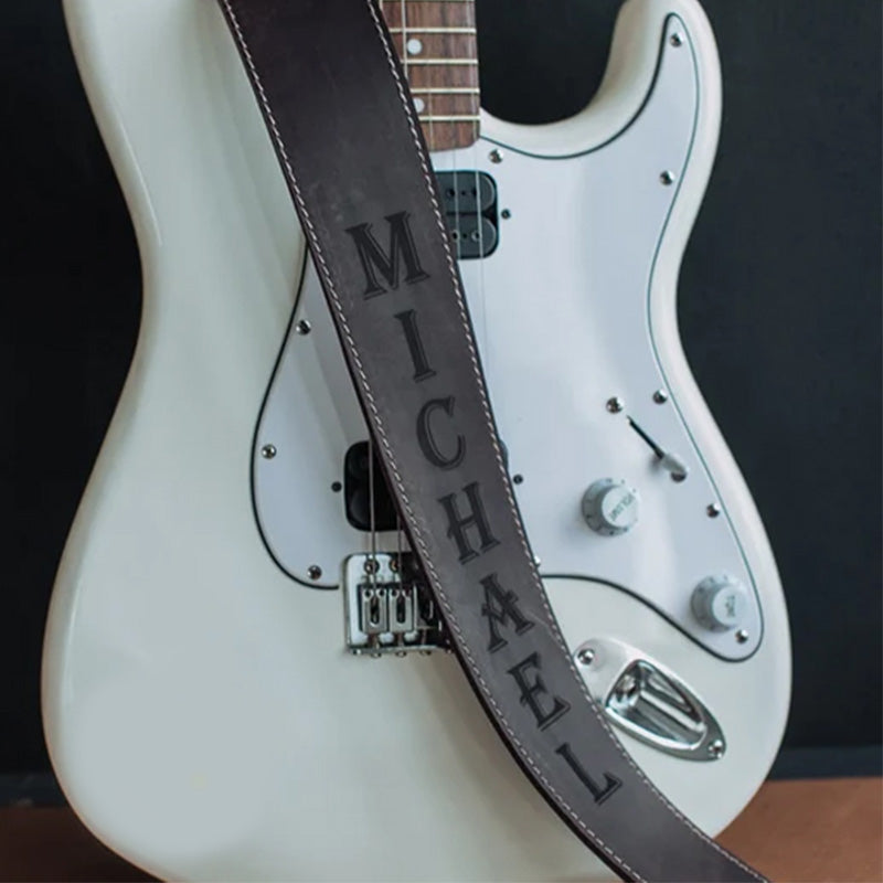 Guitar Strap, Personalize Guitar Strap, Leather Guitar Strap
