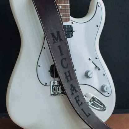 Guitar Strap, Personalize Guitar Strap, Leather Guitar Strap