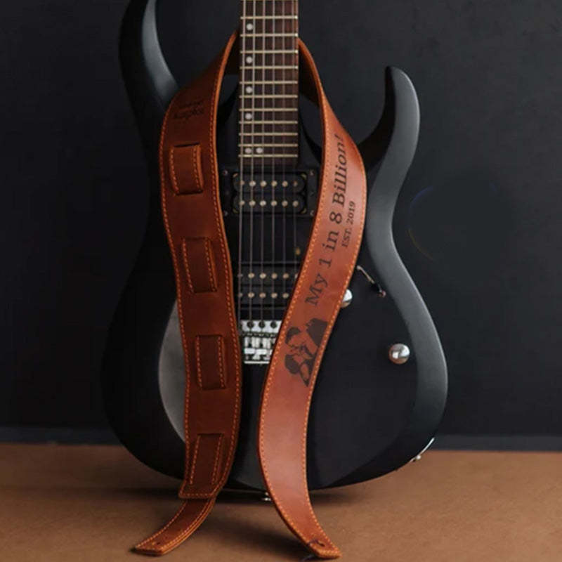 Guitar Strap, Personalize Guitar Strap, Leather Guitar Strap