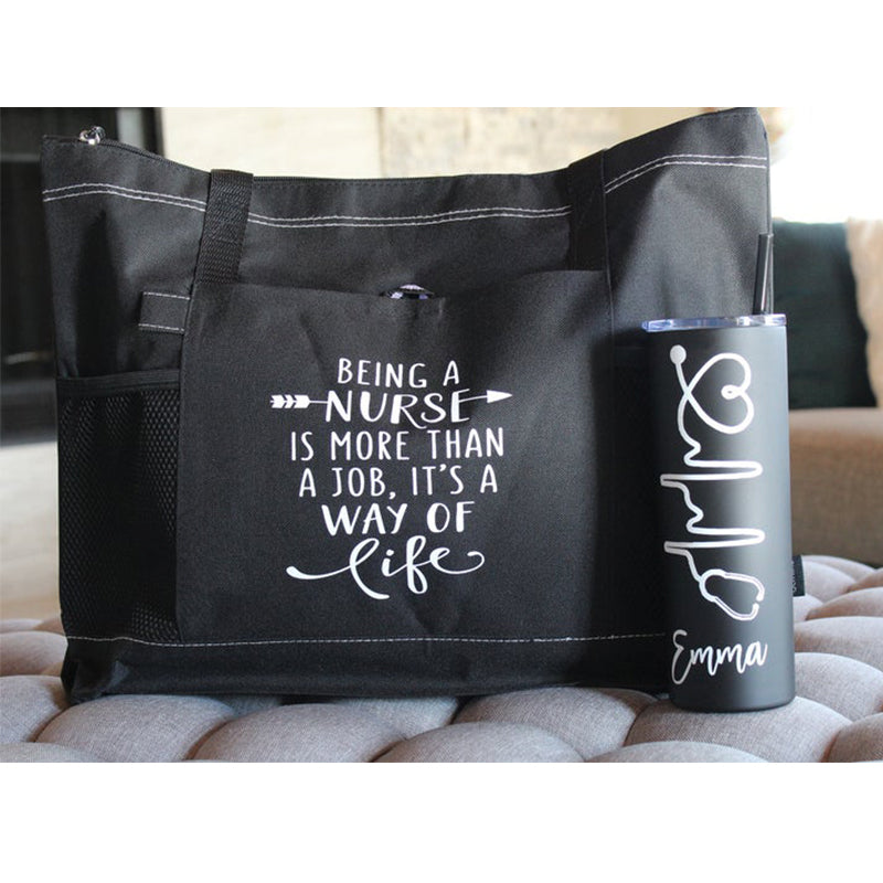 Being a Nurse Life Tote Bag, Nurse Appreciation Gift