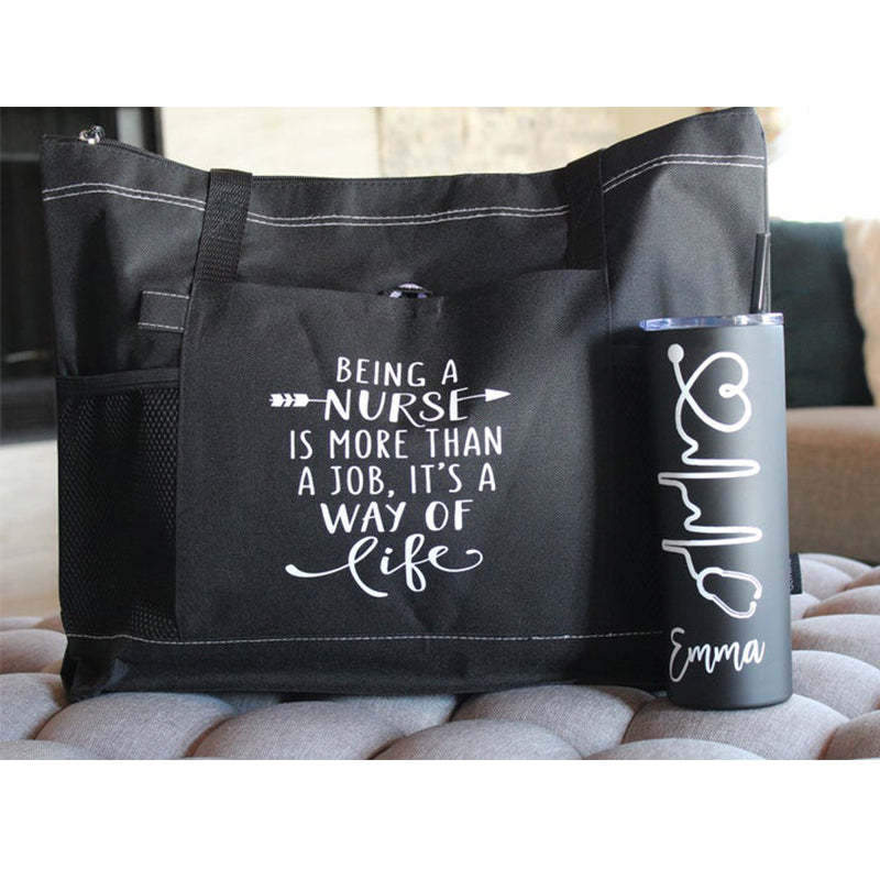Being a Nurse Life Tote Bag, Nurse Appreciation Gift