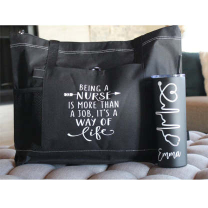 Being a Nurse Life Tote Bag, Nurse Appreciation Gift