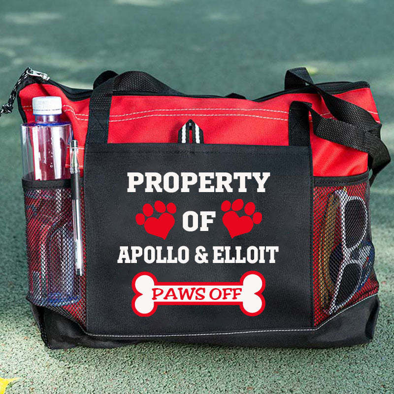 Personalized dog Tote Bag, Pet Travel Tote