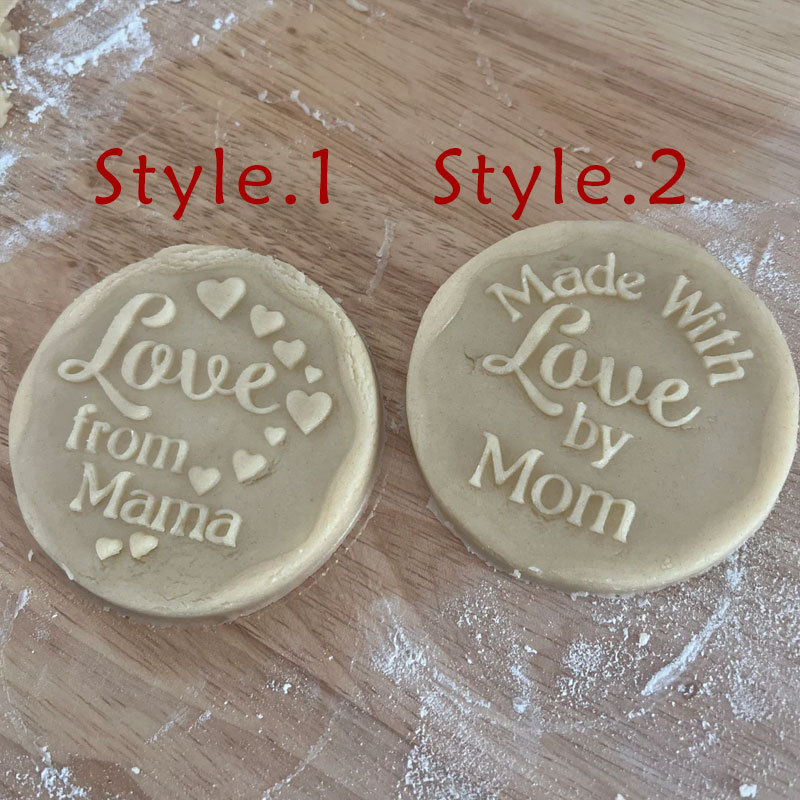 Mom Christmas Stamp, Personalized Baking gift for Mom