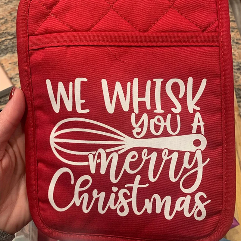 Potholder Neighbor Coworker Family Christmas Gift Easy Holiday Gift