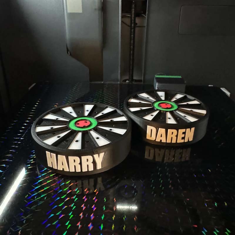 Dartboard Inspired Darts Holder Dart stand with optional name print