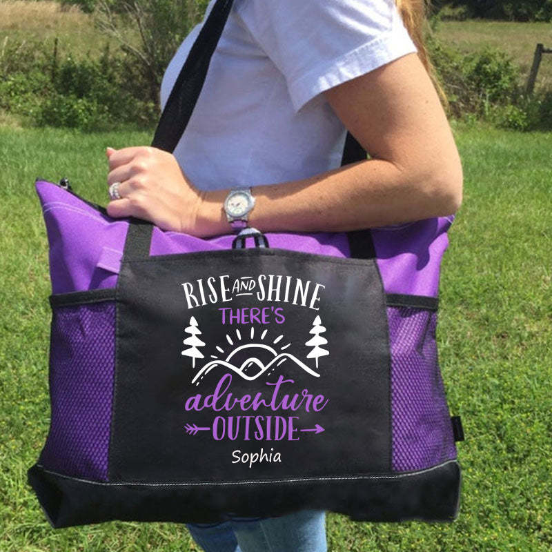 There is Adventure Outside Tote Bag