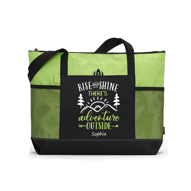 There is Adventure Outside Tote Bag