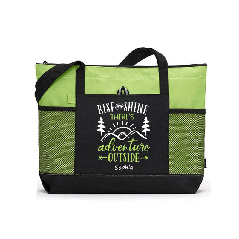 There is Adventure Outside Tote Bag