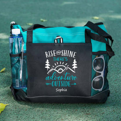 There is Adventure Outside Tote Bag