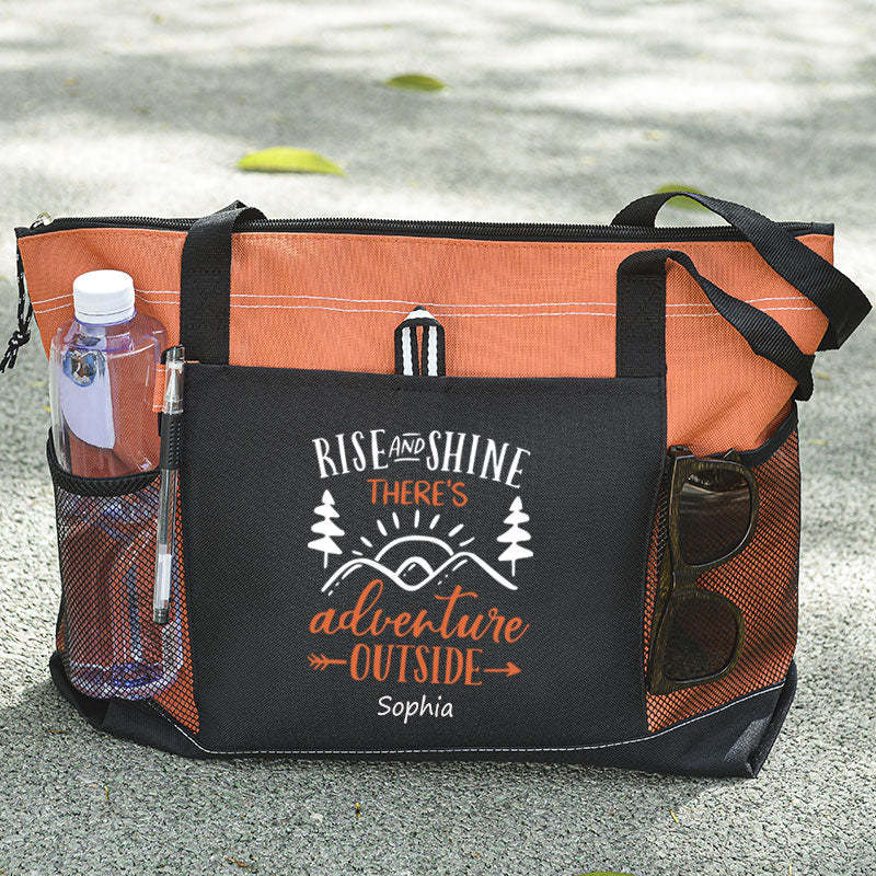 There is Adventure Outside Tote Bag