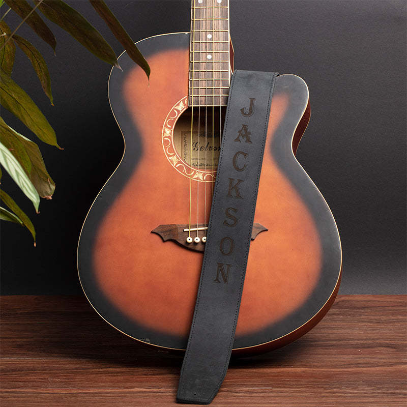 Guitar Strap, Personalize Guitar Strap, Leather Guitar Strap