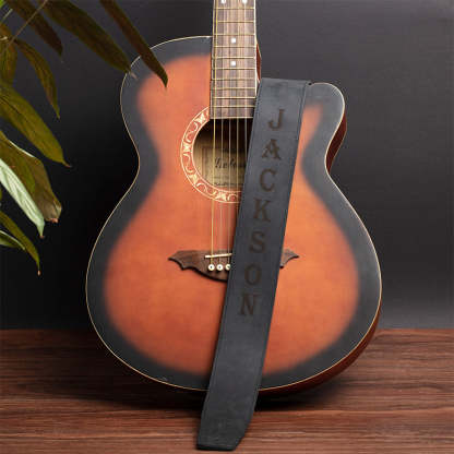 Guitar Strap, Personalize Guitar Strap, Leather Guitar Strap