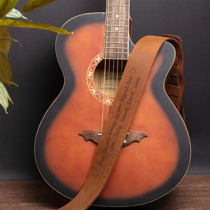 Guitar Strap, Personalize Guitar Strap, Leather Guitar Strap