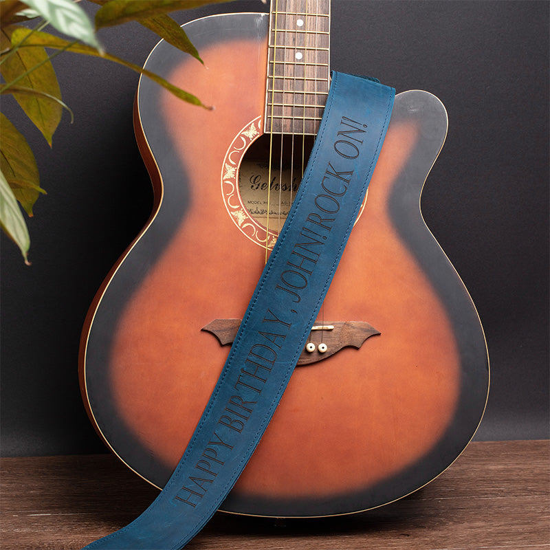 Guitar Strap, Personalize Guitar Strap, Leather Guitar Strap