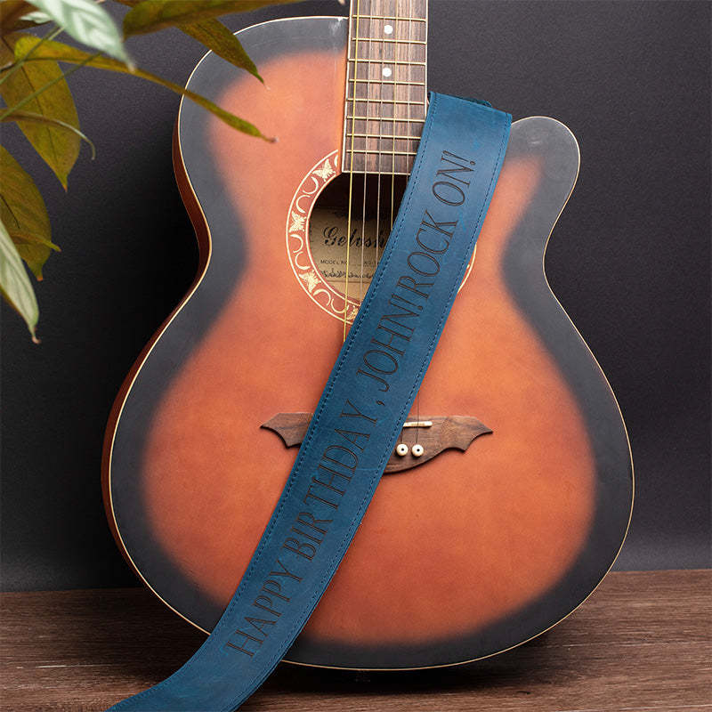 Guitar Strap, Personalize Guitar Strap, Leather Guitar Strap