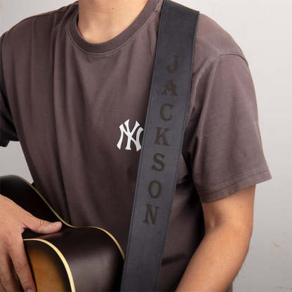 Guitar Strap, Personalize Guitar Strap, Leather Guitar Strap