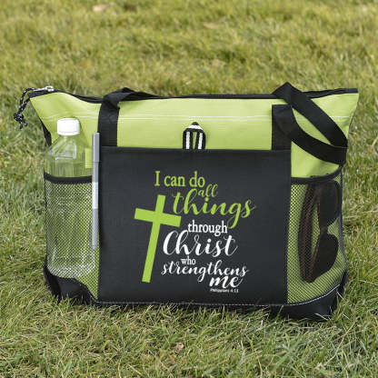 I can do all things through Christ Who strengthens me Tote Bag