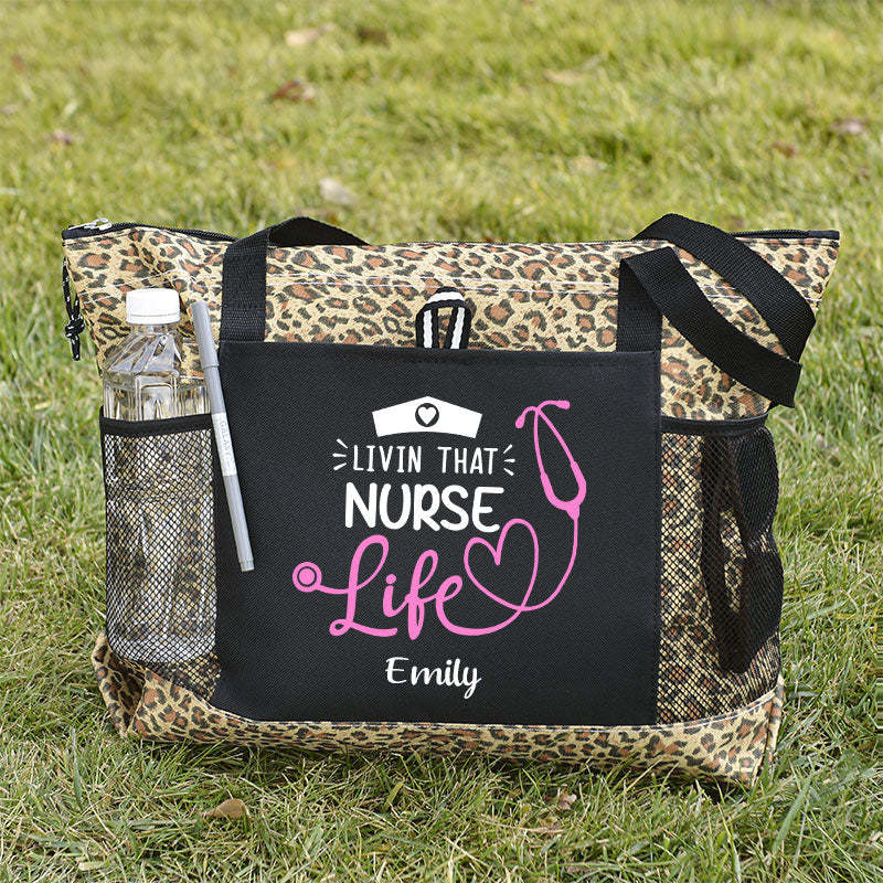 Nurse Tote Bag, Personalized Nurse Tote Bag, Custom Tote Bag