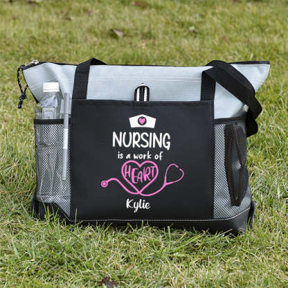 Nurse Tote Bag, Personalized Nurse Tote Bag, Custom Tote Bag