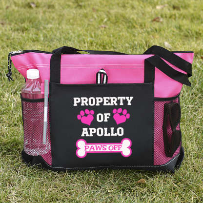 Personalized dog Tote Bag, Pet Travel Tote