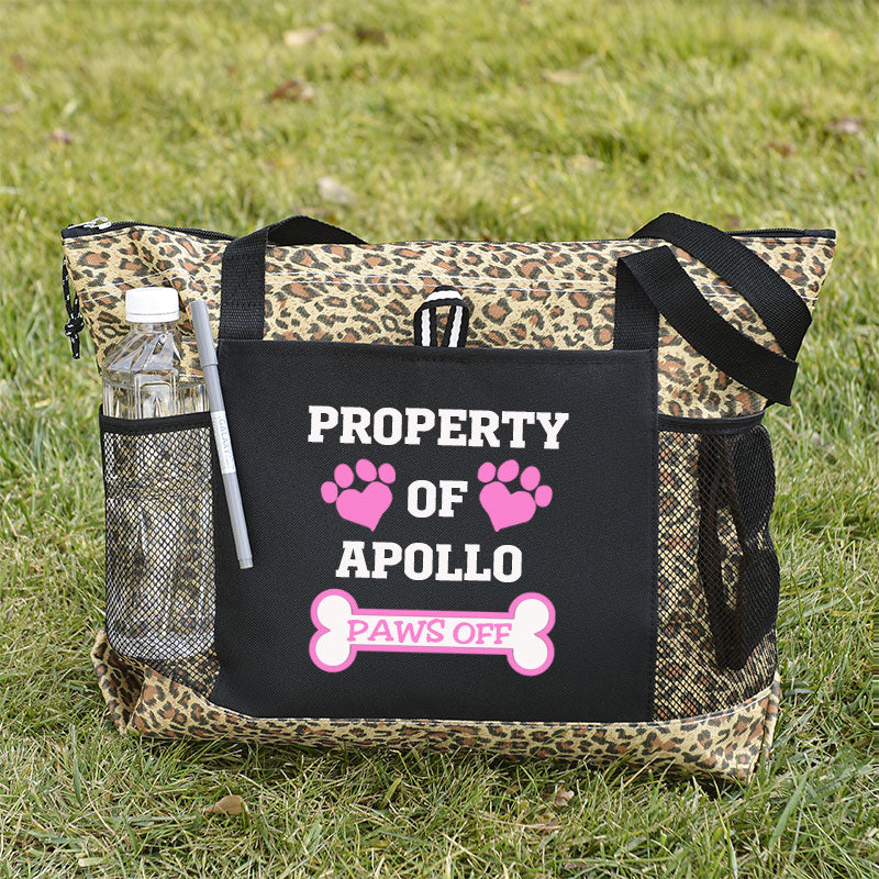 Personalized dog Tote Bag, Pet Travel Tote