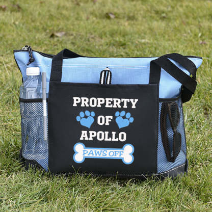 Personalized dog Tote Bag, Pet Travel Tote