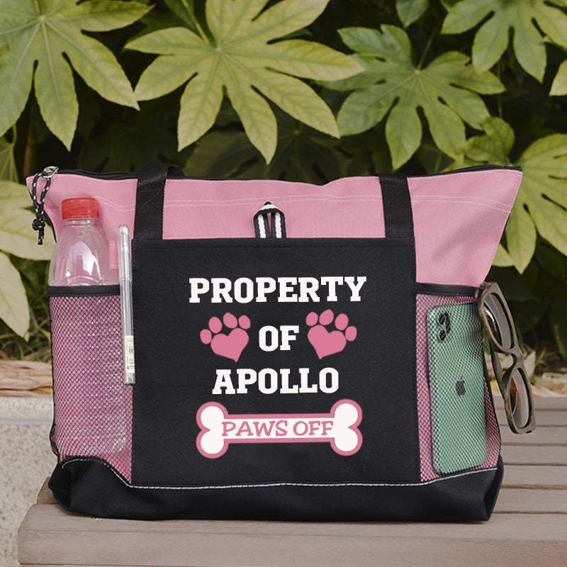 Personalized dog Tote Bag, Pet Travel Tote