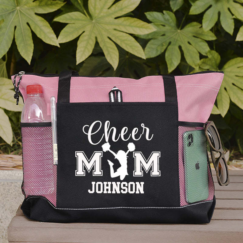 Personalized Ball Mom Tote Bag , Sports Bag