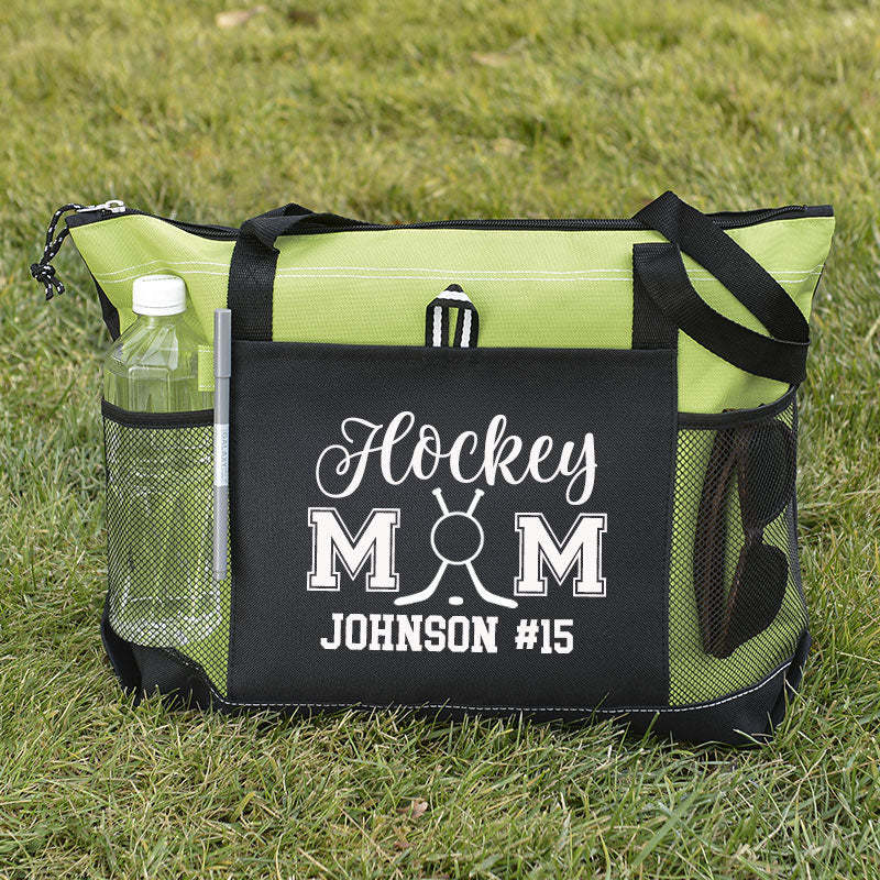 Personalized Ball Mom Tote Bag , Sports Bag