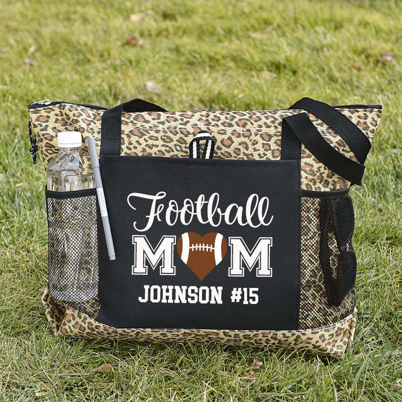 Personalized Ball Mom Tote Bag , Sports Bag