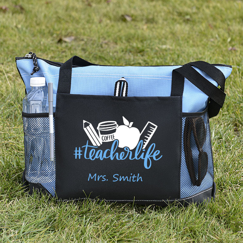 Personalized Teacher Life Tote Bag