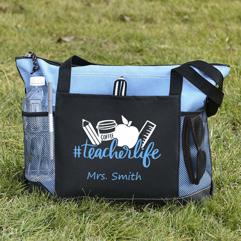 Personalized Teacher Life Tote Bag