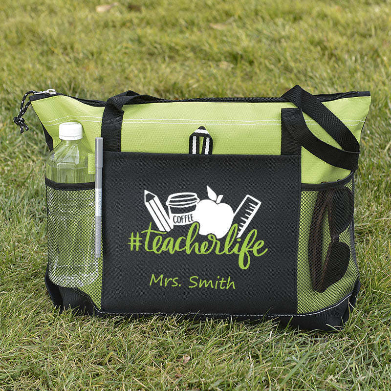 Personalized Teacher Life Tote Bag