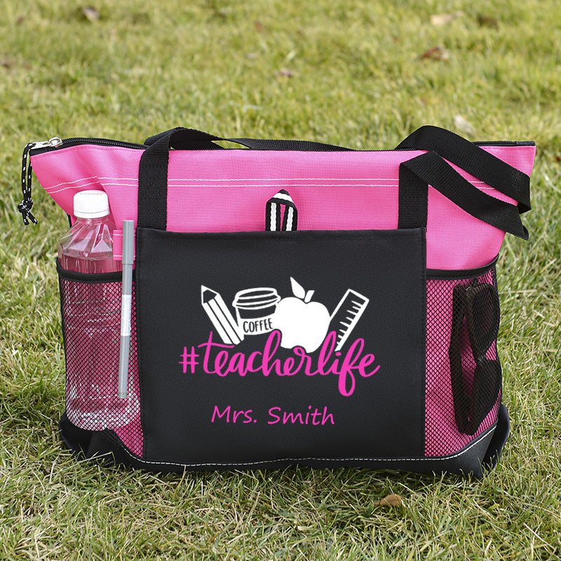 Personalized Teacher Life Tote Bag