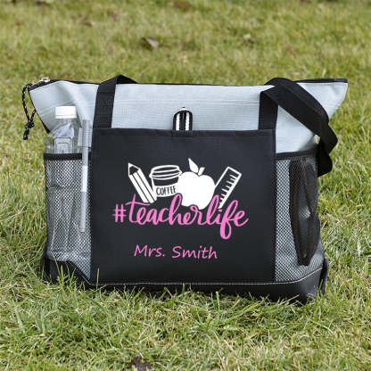 Personalized Teacher Life Tote Bag