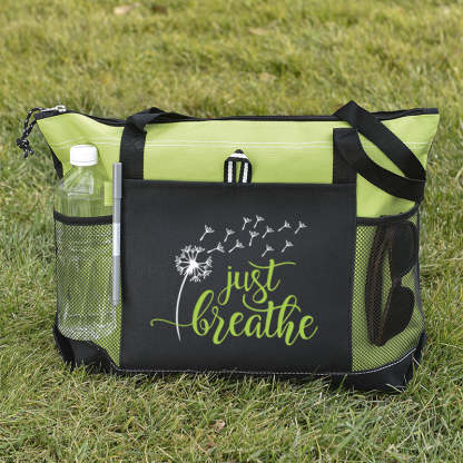 Just Breathe Tote Bag