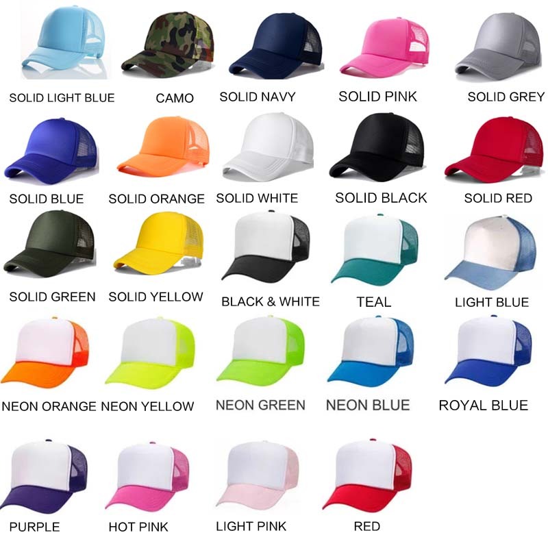 Custom Puff Birth Year Trucker Hats, Birthday Year Trucker Caps,Custom Player Number Trucker Hat