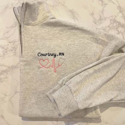 Nurse Stethoscope Pullover Sweatshirt Jacket Gift For Nurse