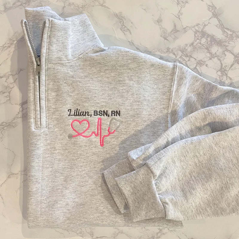 Nurse Stethoscope Pullover Sweatshirt Jacket Gift For Nurse