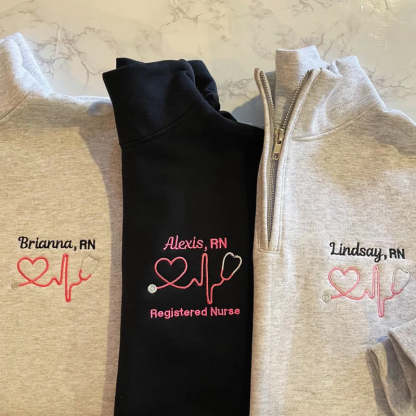 Nurse Stethoscope Pullover Sweatshirt Jacket Gift For Nurse