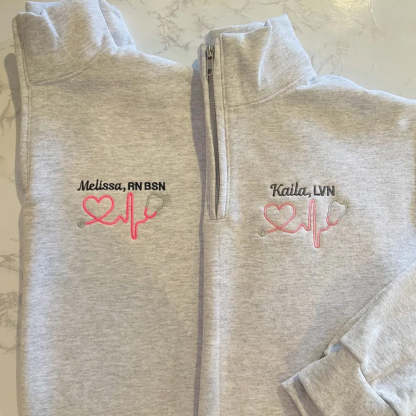 Nurse Stethoscope Pullover Sweatshirt Jacket Gift For Nurse